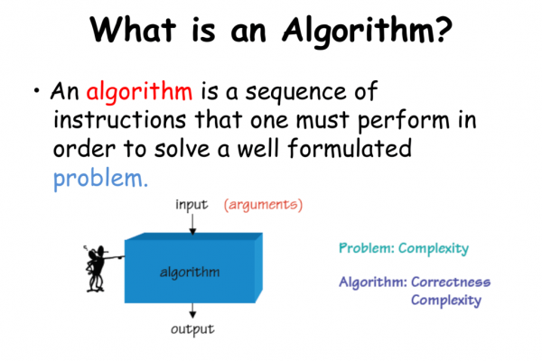 what is an algorithm