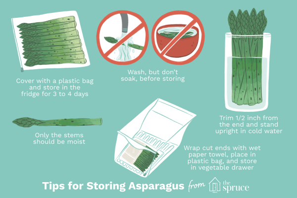how to store asparagus