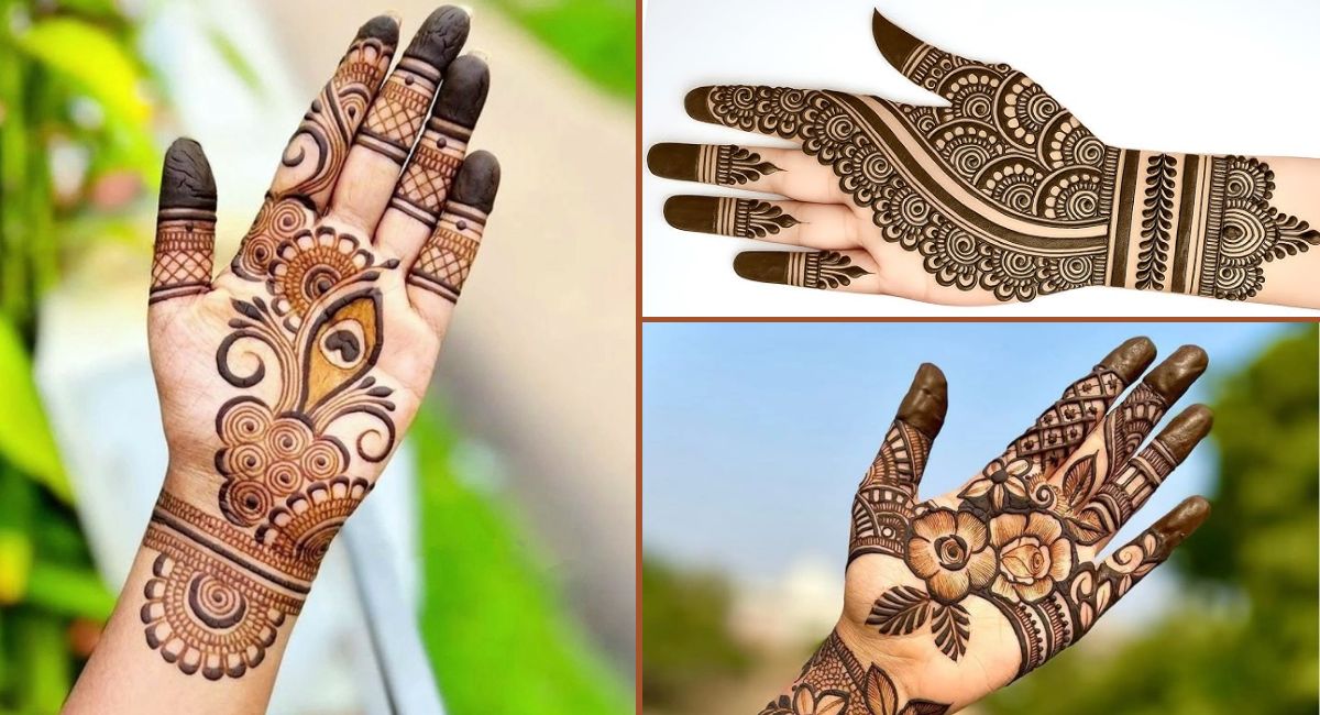 Easy Mehndi Design Simple Front Hand (1)
