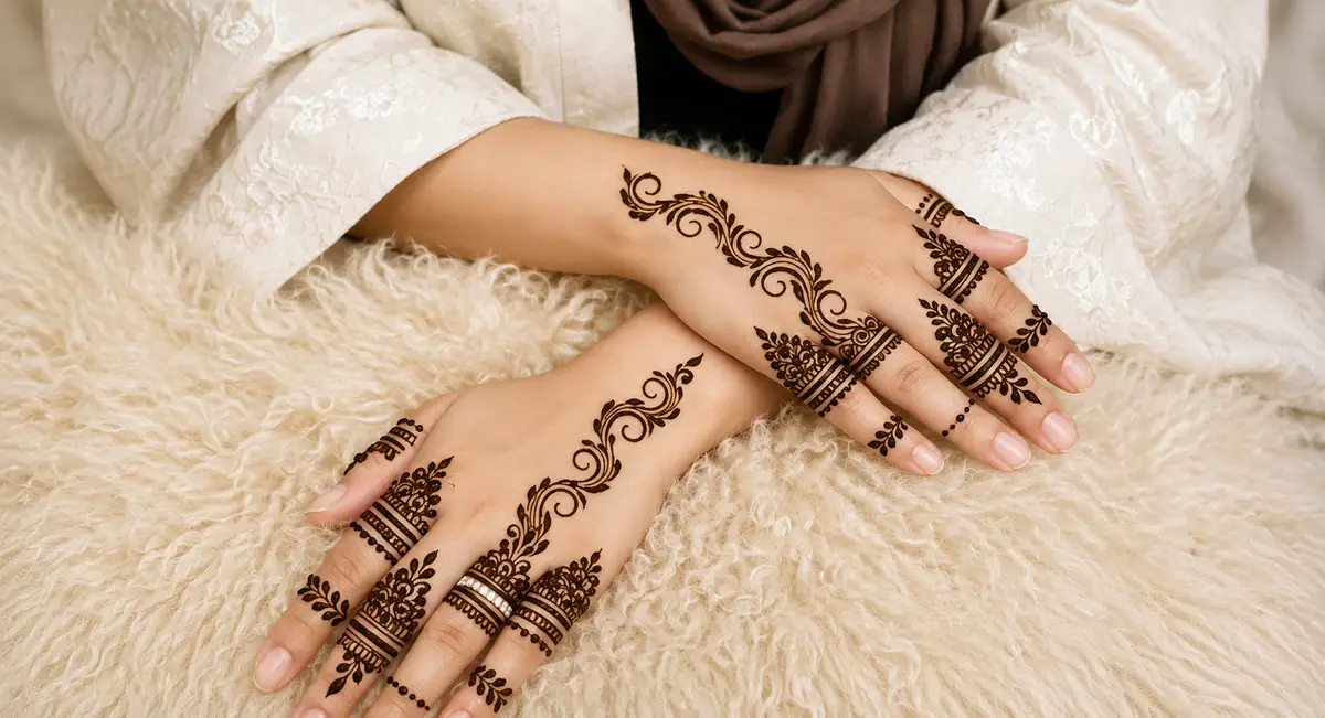 Finger-Focused Minimal Design mehndi