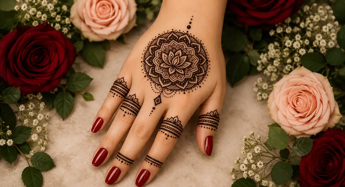 Single Lotus or Rose Center